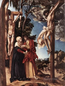 Crucifixión Lucas Cranach el Viejo cristiano religioso Pinturas al óleo